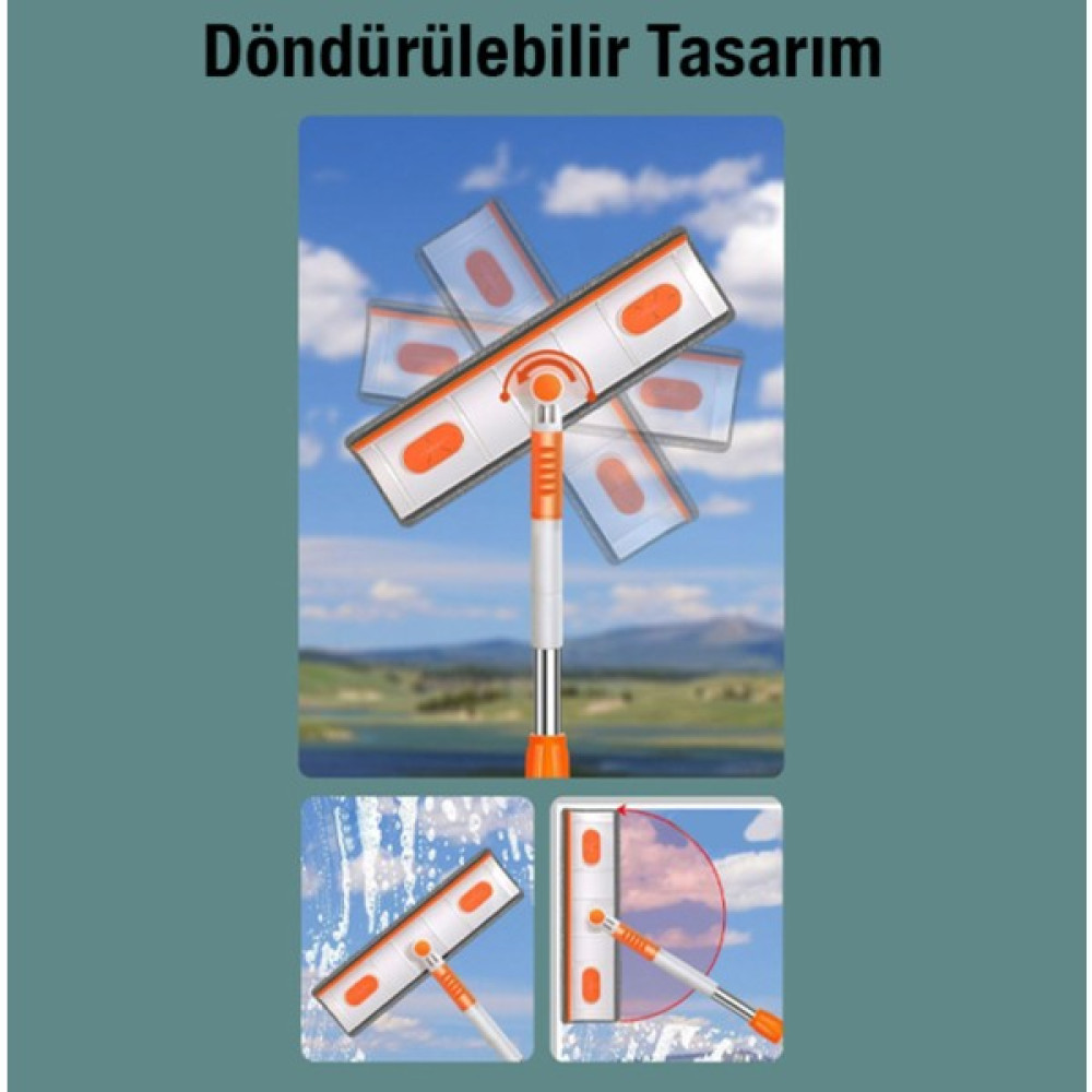 Yakuppolt Mikrofiber Kavisli Cam Silme Fırçası Cam Fayans Temizleme Mop U Temizlik Aparatı - 1 Adet Temizlik Malzemeleri Fiyatı