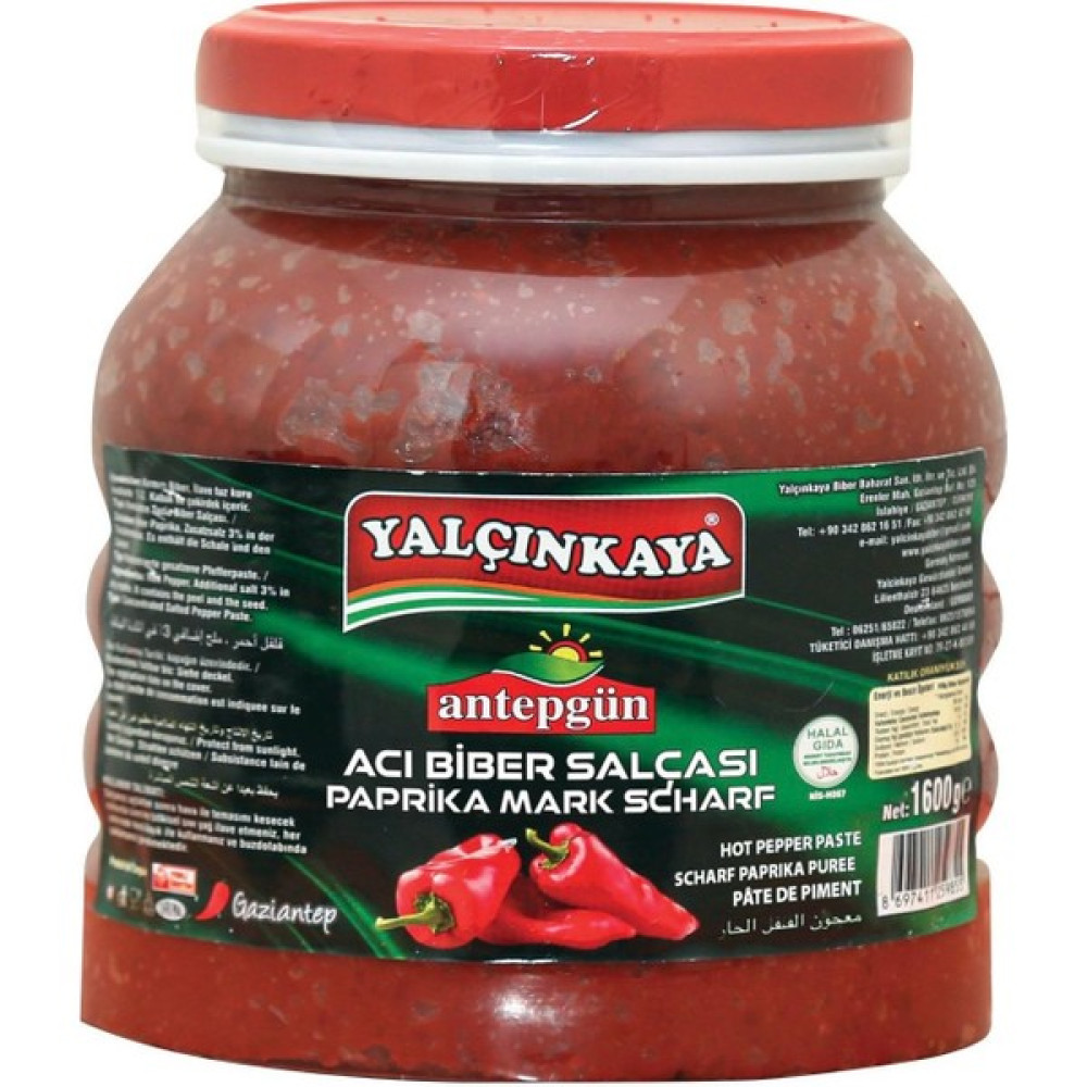 Yalçınkaya 1600 G Campet Acı Biber Salçası - 1,6 kg Diğer Fiyatı