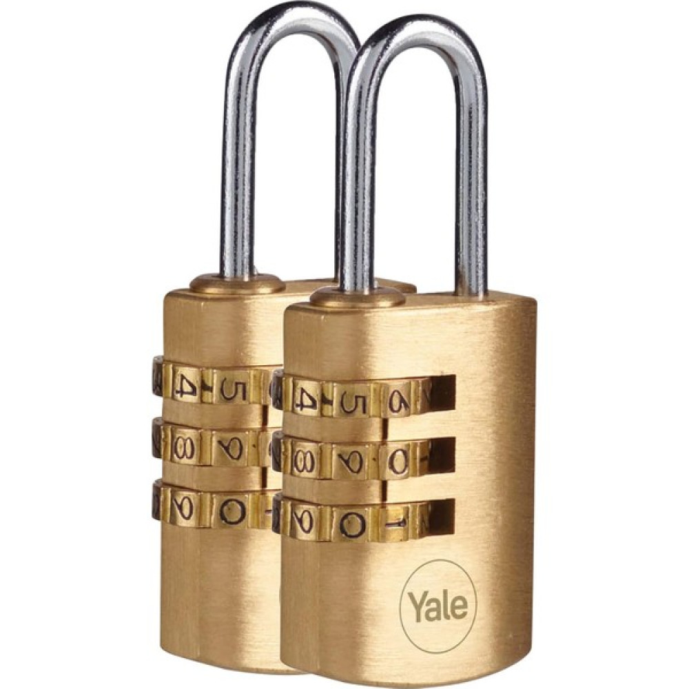 Yale Y150B/22.9/120/2 - 22.9mm Şifreli Pirinç Asma Kilit 2'li Set - Standart Koruma - Çelik Halka - 3 Haneli Şifre Oto Boyaları Fiyatı