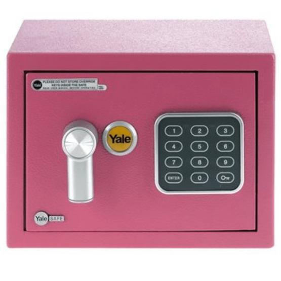 Yale YSV/170/DB1/P Pembe Dijital Mini Boy Kollu Kasa