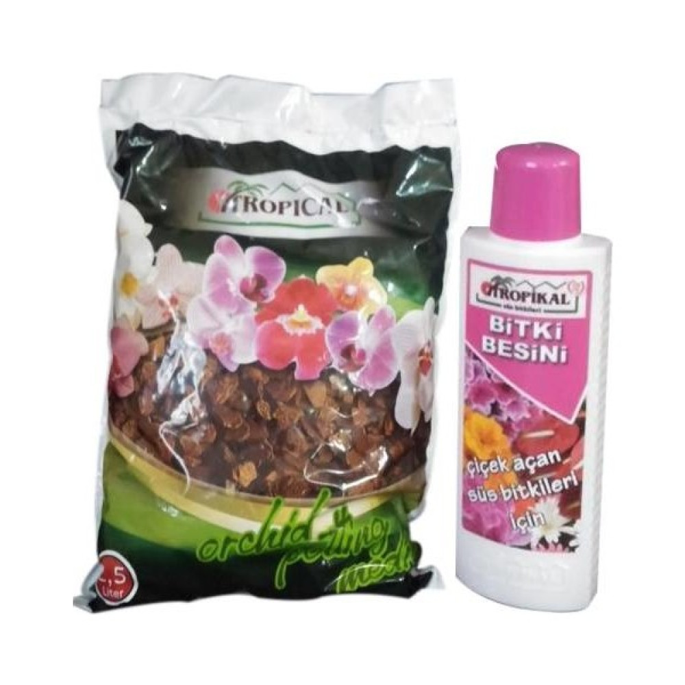Yalova Fidan Market İthal Orkide Toprağı 2,5 Kilo + Orkide Sıvı Besini 225 Ml Bitki Fiyatı