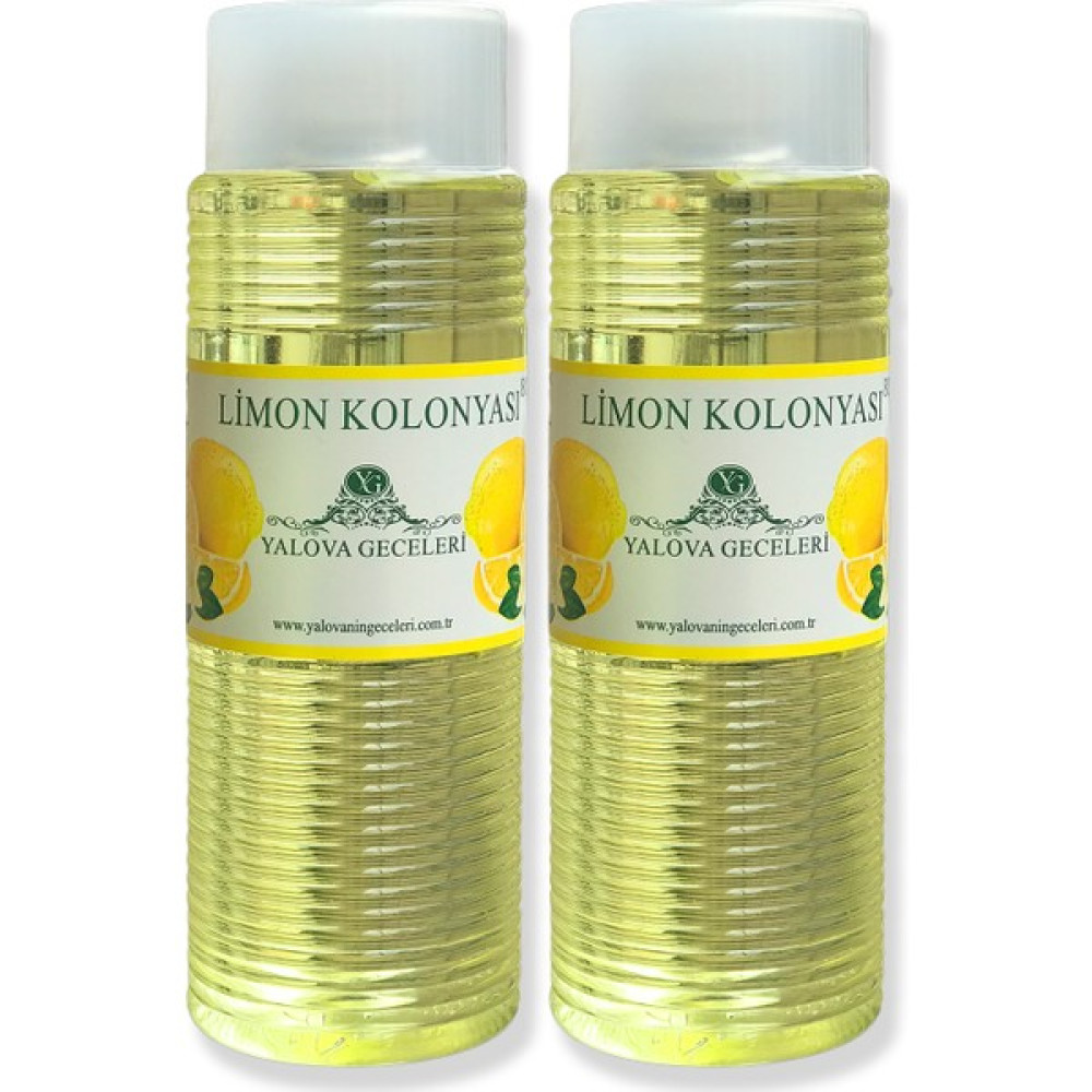 Yalova Geceleri Limon Kolonyası 400 ml 80 Derece Şişe 2 Adet Kolonya & Gülsuyu Fiyatı