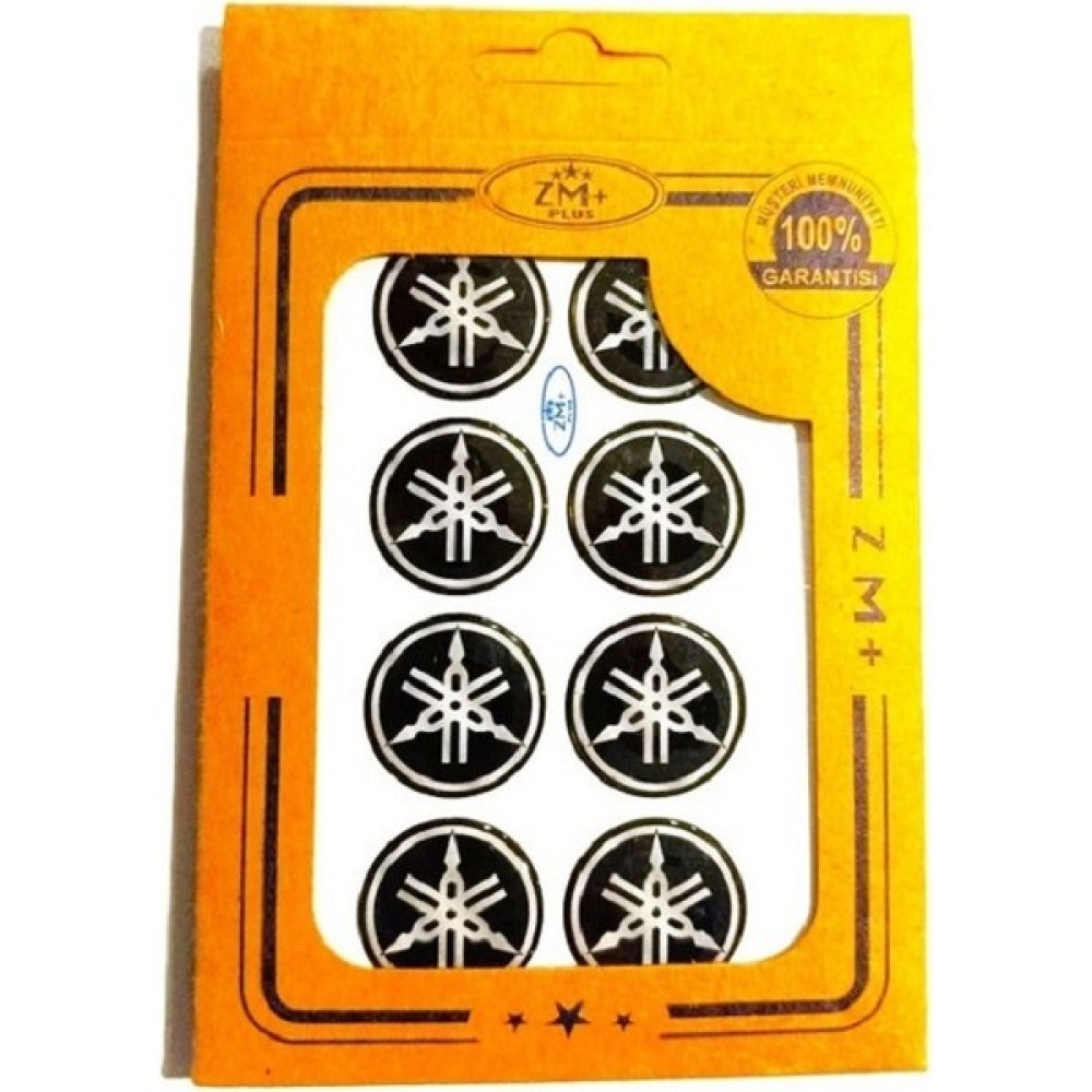 Yamaha Koruma Takozu Damla Etiket Sticker Ø28 mm Siyah-Beyaz Oto Boyaları Fiyatı