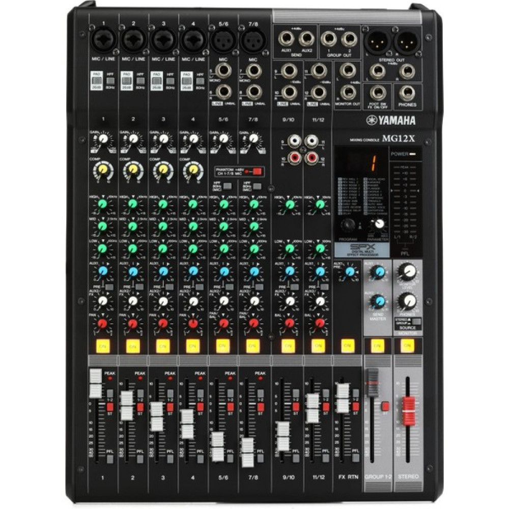 Yamaha MG12X 12 Kanal Deck Mikser Stüdyo ve Sahne Ekipmanları Fiyatı