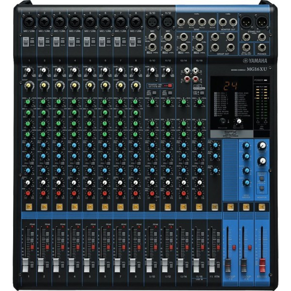 Yamaha MG16XU 16-Kanal miks konsolu+FX Dahil Stüdyo ve Sahne Ekipmanları Fiyatı