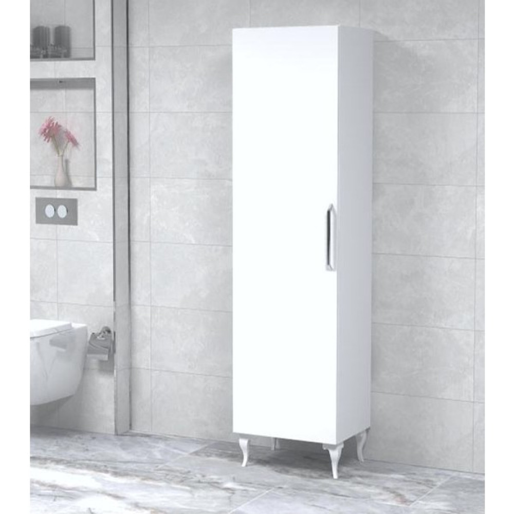 Yaman Dekorasyon Liverno Çok Amaçlı Derin Banyo Boy Dolap - Beyaz Mutfak Dolabı / Mobilyası Fiyatı