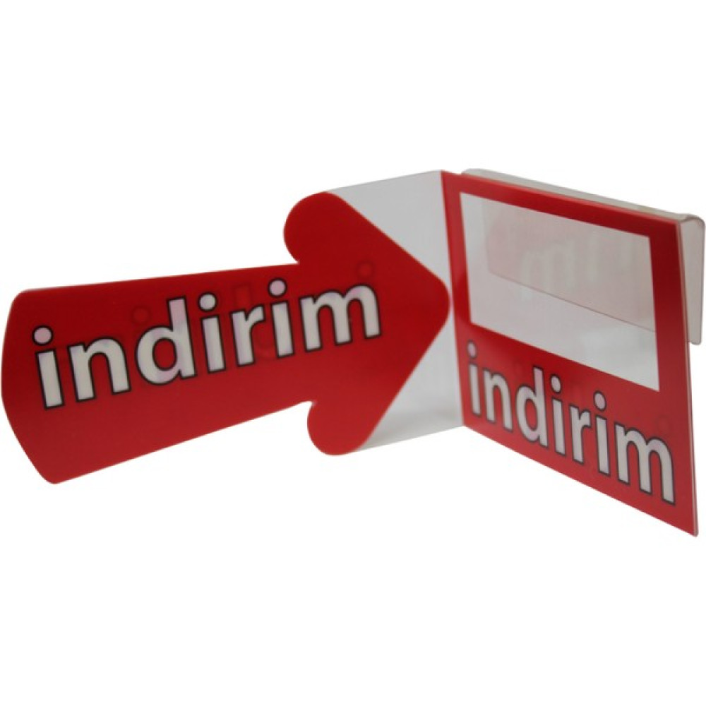 Yamani Display 10'lu Pvc Ok Raf Önü Ikaz Kulakçığı Indirim Kulakçığı Kırmızı Oto Boyaları Fiyatı