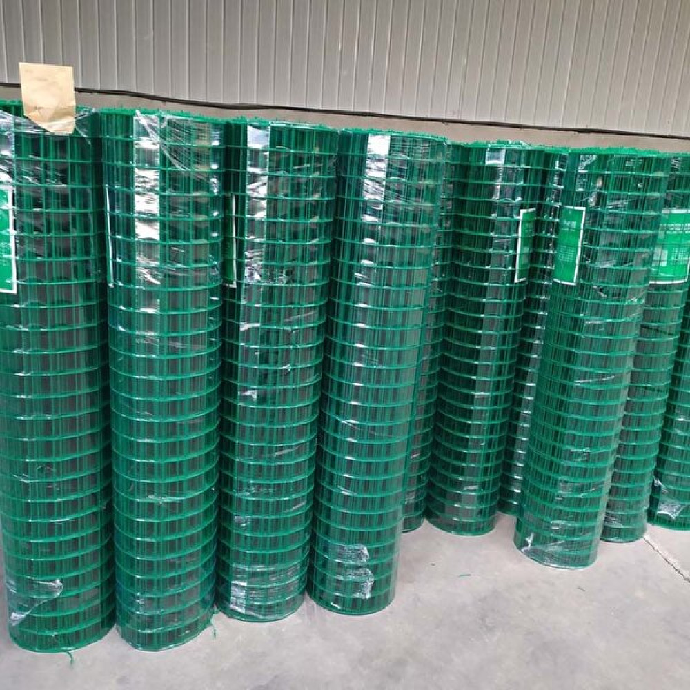 Yamanlar Pvc Kaplı 25 x 25 mm Göz Aralıklı 2 mm Kalınlıkta Kafes Teli-Kümesteli-Tavuk Teli-Çit TELİ-120 cm x 25 M - 120 cm x 25 m Bahçe Çiti Fiyatı