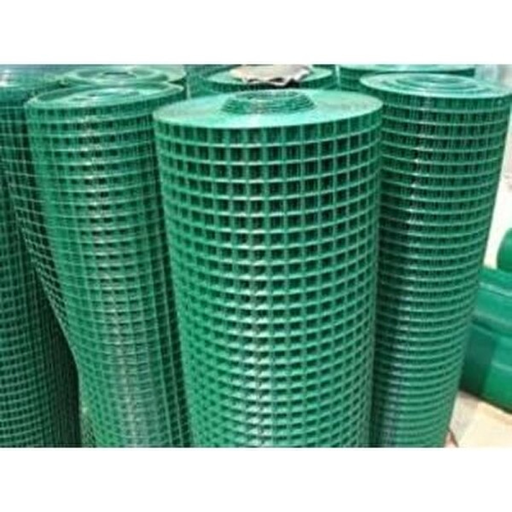 Yamanlar Pvc Kaplı Puntalı Yeşil Tel 12 x 12 Gözaralıklı Kafes Teli-Kümes Teli 150 cm x 20 M Bahçe Çiti Fiyatı
