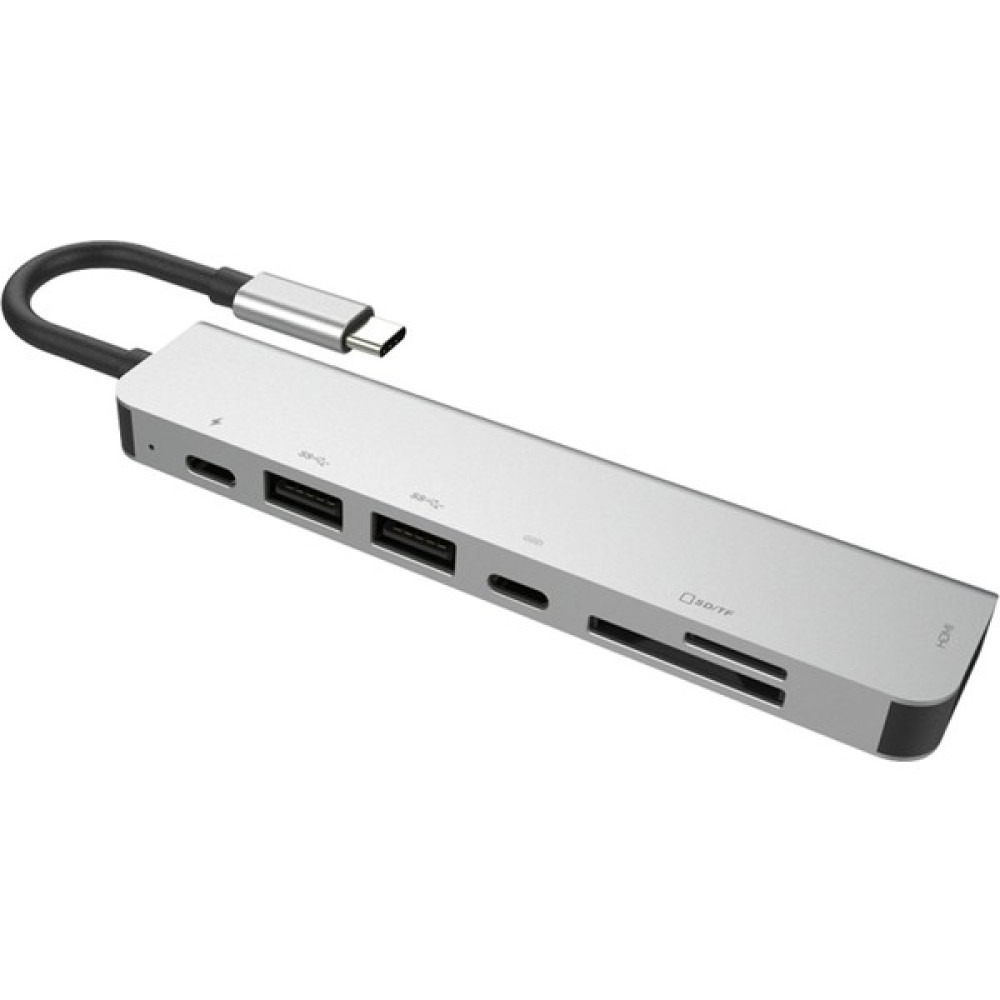 Yamantic 2020 7 In 1 Sd USB Type-C Hub HDMI Girişli Macbook Çevirici Çoklayıcı - Gri USB & Firewire Ürünleri Fiyatı