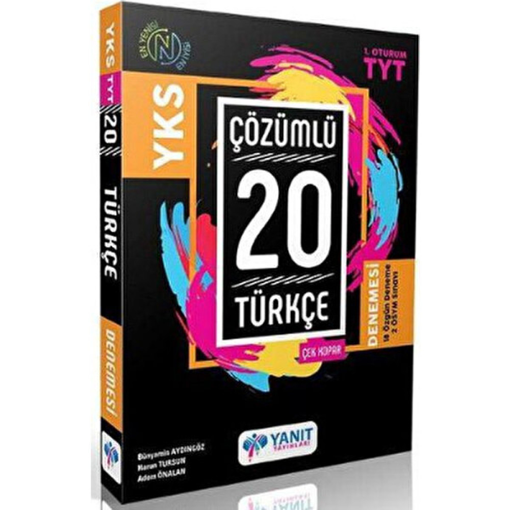 Yanıt Yayınları Tyt Çözümlü 20 Türkçe Branş Denemesi Temel Yeterlilik Testi (TYT) Fiyatı