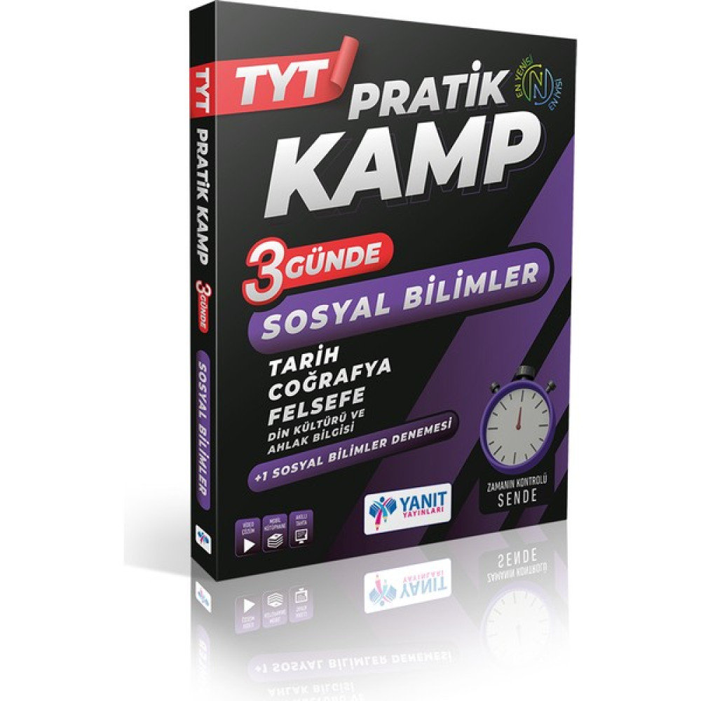 Yanıt Yayınları Yanıt TYT Pratik Kamp 3 Günde Sosyal Bilimleri Temel Yeterlilik Testi (TYT) Fiyatı