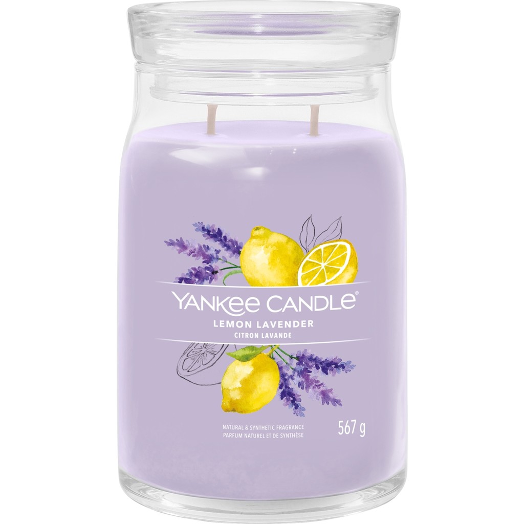 Yankee Candle Lemon Lavender Signature Büyük Mum - Mor Diğer Fiyatı
