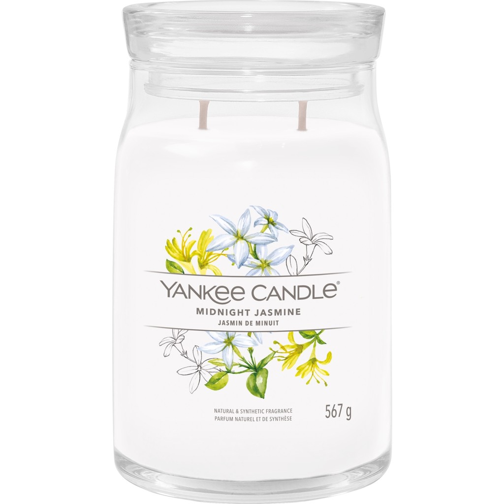 Yankee Candle Midnight Jasmine Signature Büyük Mum - Beyaz Diğer Fiyatı