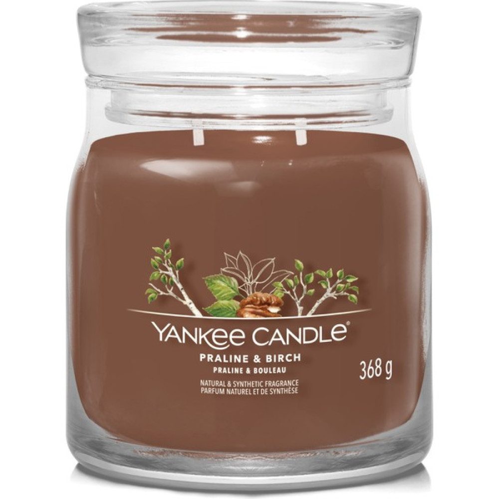 Yankee Candle Praline & Birch Signature Orta Mum - 1 Adet Dekoratif Mum Fiyatı