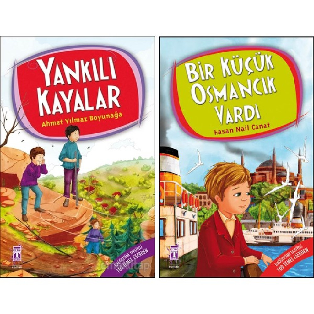 Yankılı Kayalar - Bir Küçük Osmancık Vardı 2 Kitap Set (Ahmet Yılmaz Boyunağa, Hasan Nail Canat) Çocuk Öykü Fiyatı