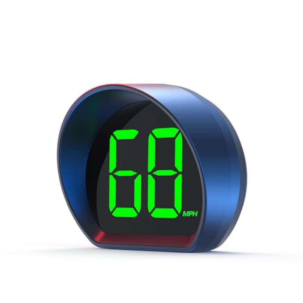 Yaouzicn Automotive Heads Up Flat View Display, GPS Heads Up Display Speedometer, Green Digital Speed Display Electronic Screen, Display Speed MPH