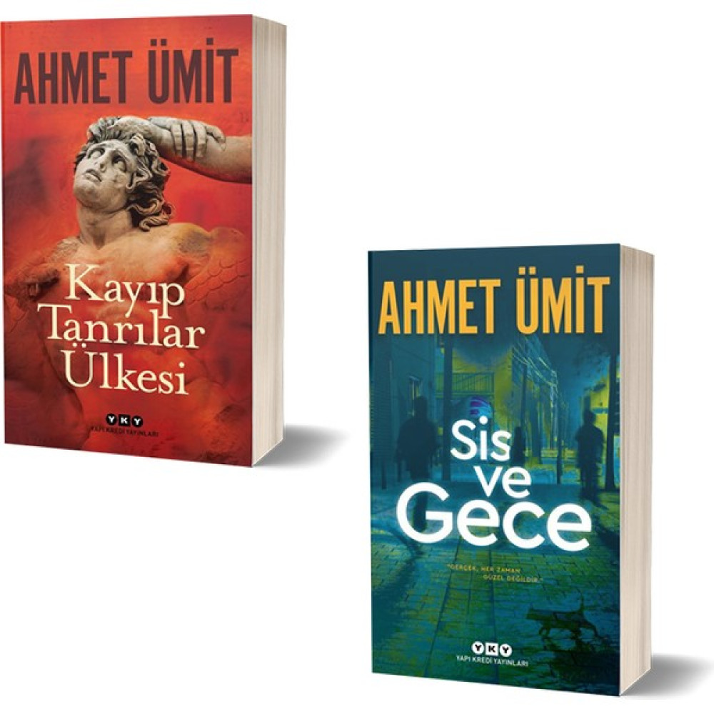 Yapı Kredi Yayınları Ahmet Ümit - 2 Kitap Seti- Kayıp Tanrılar Ülkesi - Sis ve Gece - Ahmet Ümit Polisiye Fiyatı