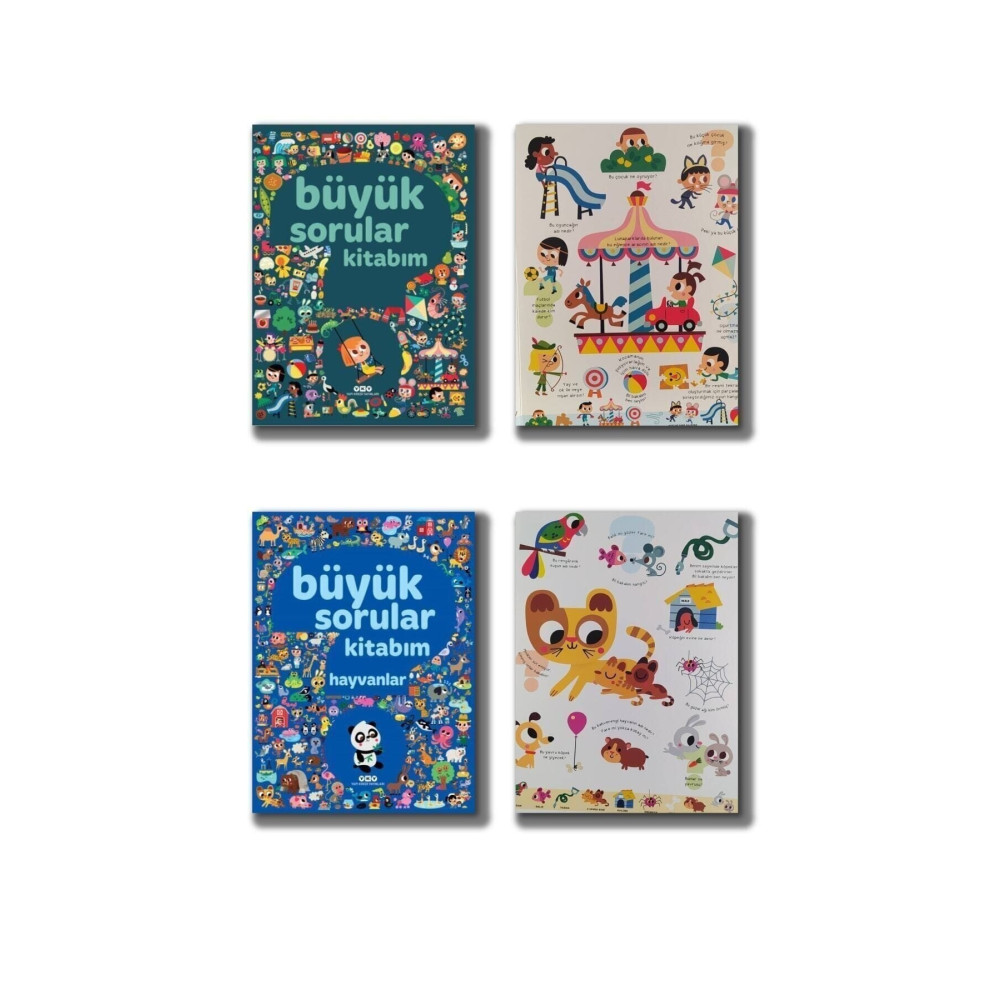 Yapı Kredi Yayınları Büyük Sorular Kitabım + Büyük Sorular Kitabım Hayvanlar 2li Set Roman Fiyatı