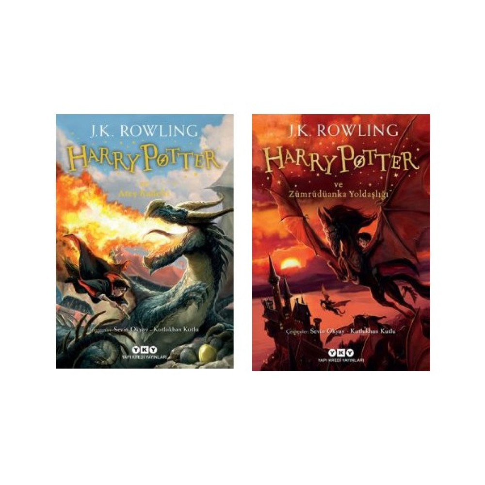 Yapı Kredi Yayınları Harry Potter Serisi 4. ve 5. Kitaplar 2 Kitap Set - Ateş Kadehi - Zümrüdüanka Yoldaşlığı Bilim Kurgu & Fantastik Fiyatı