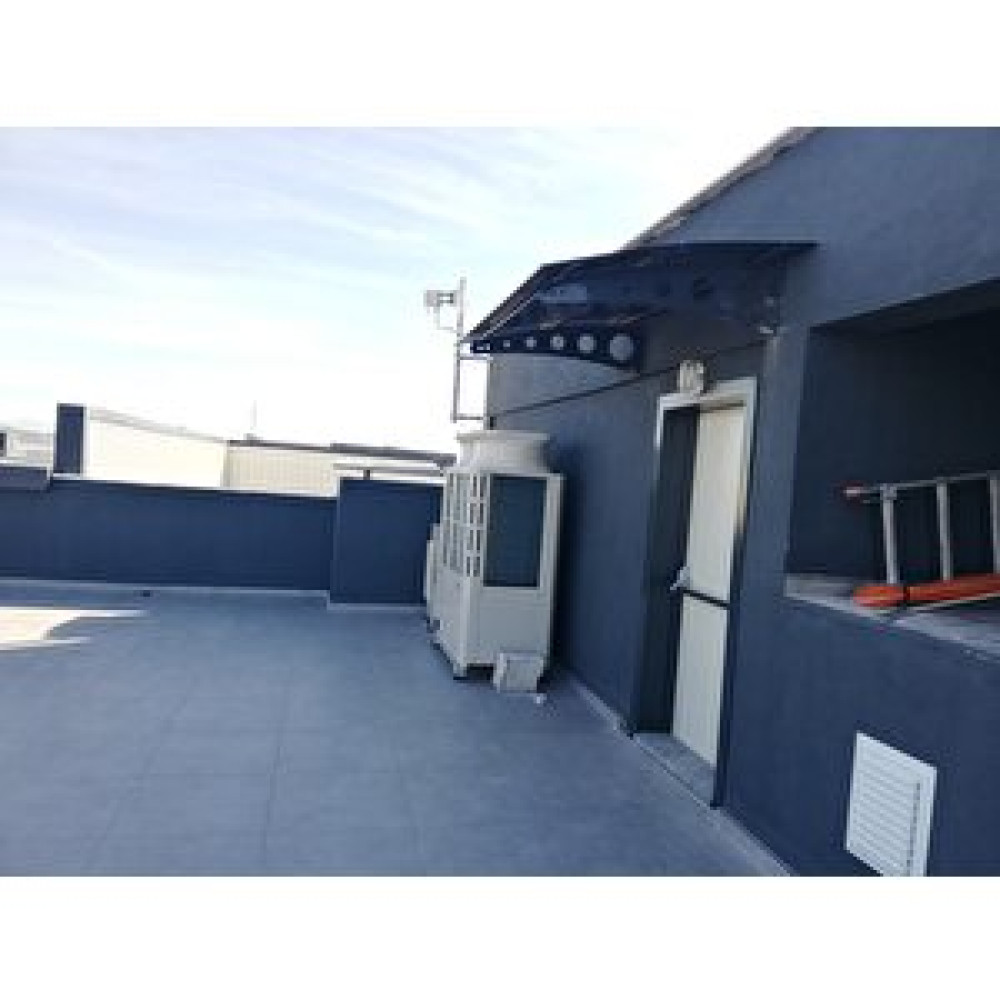 Yapısan Lazer Kesim Metal Ayaklı 10 Mm Polikarbon Levhalı Pratik Sundurma 100 Cm Derinlik Modern Model 100x450 cm Nalburiye & Hırdavat Fiyatı