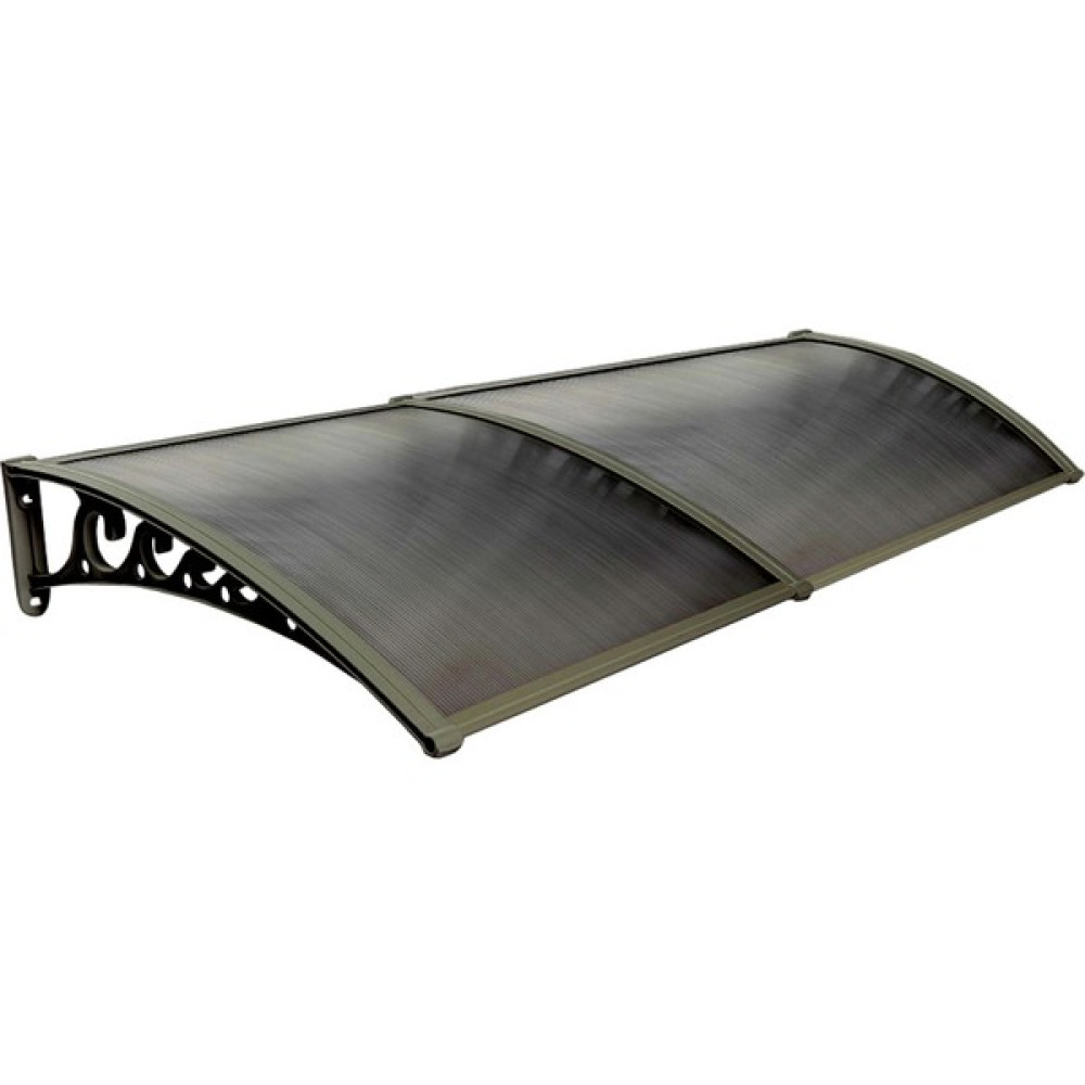 Yapısan Plastik Ayak 6mm Levhalı Pratik Sundurma Kanopi 100X300 cm Kahve Bahçe Tentesi Fiyatı