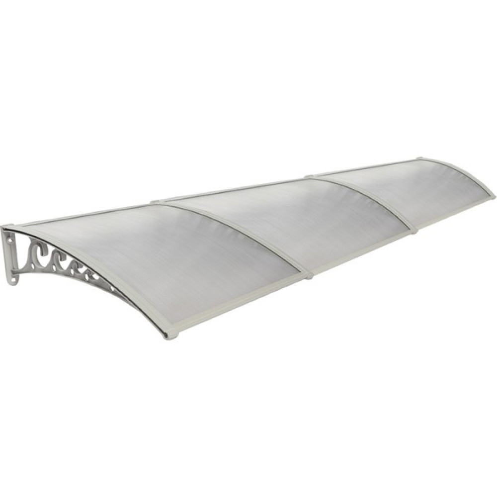 Yapısan Plastik Ayak 6mm Levhalı Pratik Sundurma Kanopi 100X360 cm Gri Bahçe Tentesi Fiyatı