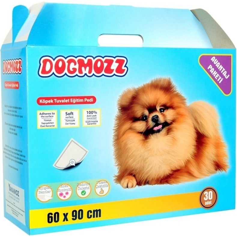 Yapışkan Bantlı Premium Köpek Tuvalet Çiş Eğitim Pedi 60 x 90 cm 30'lu Evcil Hayvan Ürünleri Fiyatı