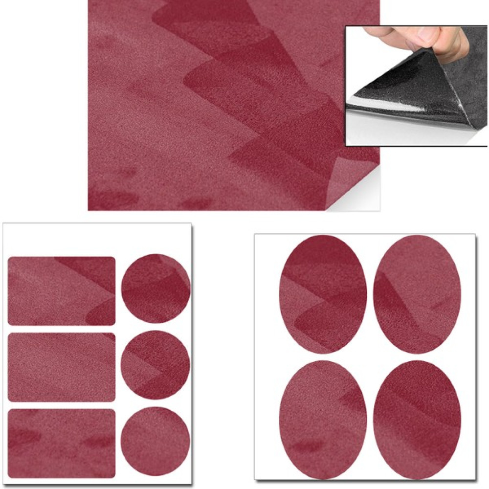 Yapışkanlı Alkantara Deri Kumaş Tamir Yama Seti 3 Set 18 Parça Bordo Oyun & Hobi Fiyatı