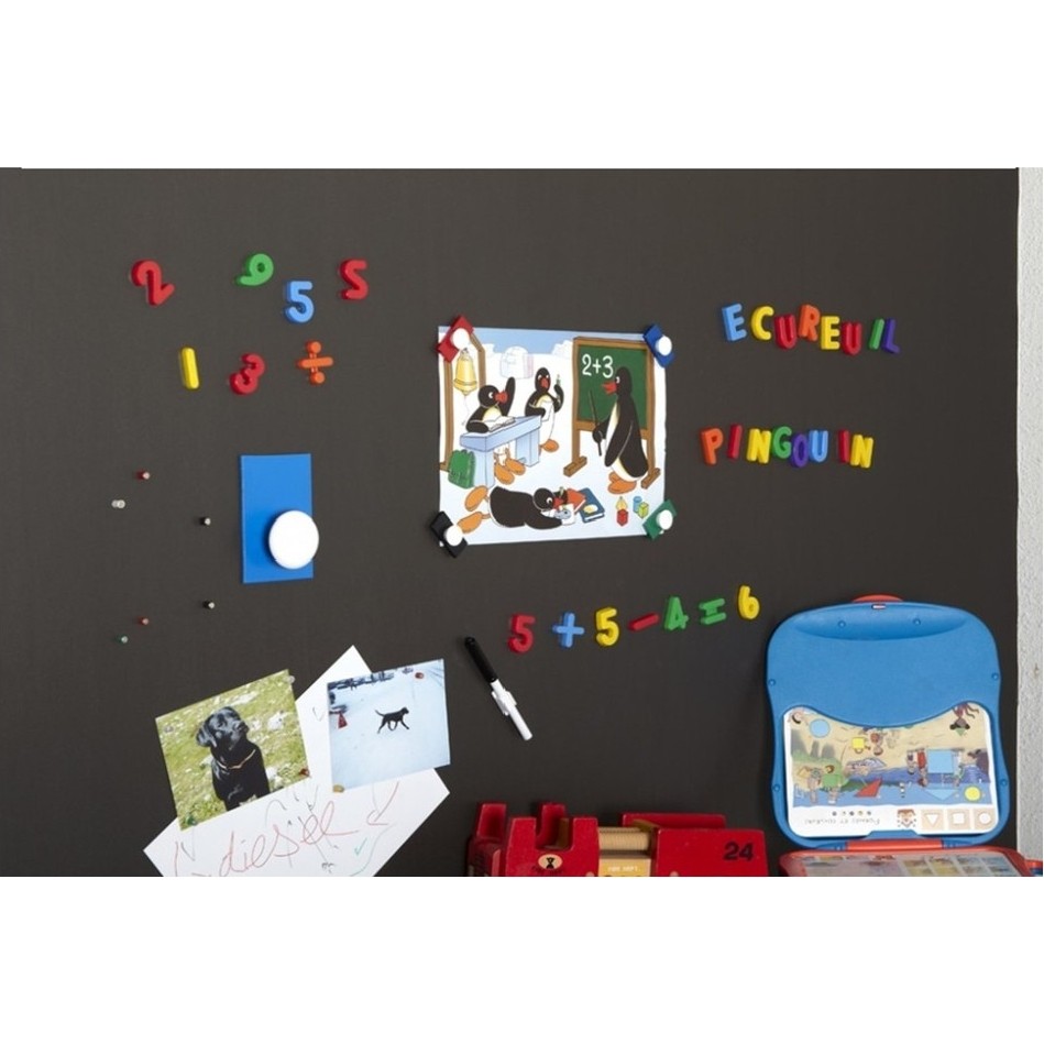Yapışkanlı Manyetik Duvar Panosu Mıknatıs Tutan Pano 35X50 cm Siyah - 1 Adet Diğer Fiyatı