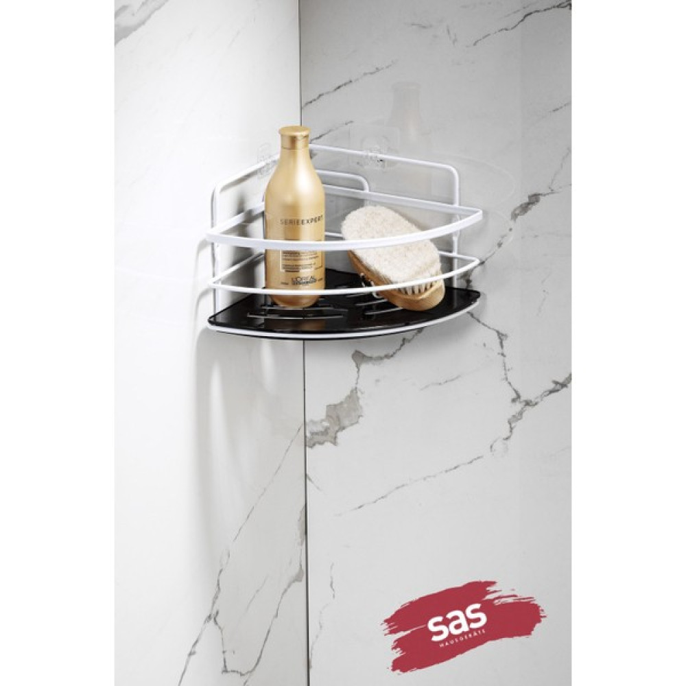 Yapışkanlı Ömür Boyu Paslanmaz Kristal Ayarlanabilir Raf Banyo Düzenleyici Şampuanlık LK-01 BS Banyo Rafı Fiyatı