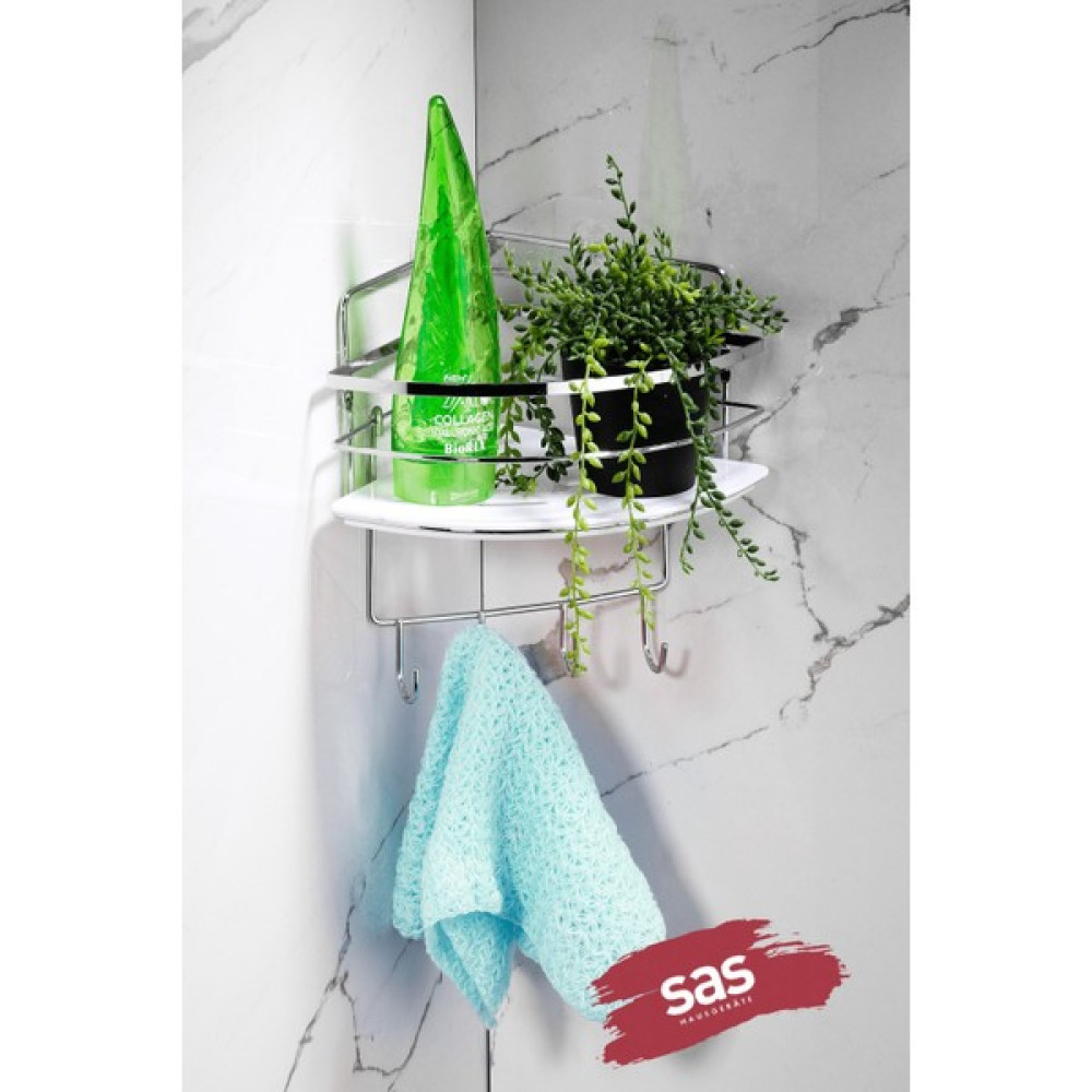 Yapışkanlı Ömür Boyu Paslanmaz Kristal Ayarlanabilir Raf Banyo Düzenleyici Şampuanlık LK-01 KBKK Banyo Rafı Fiyatı
