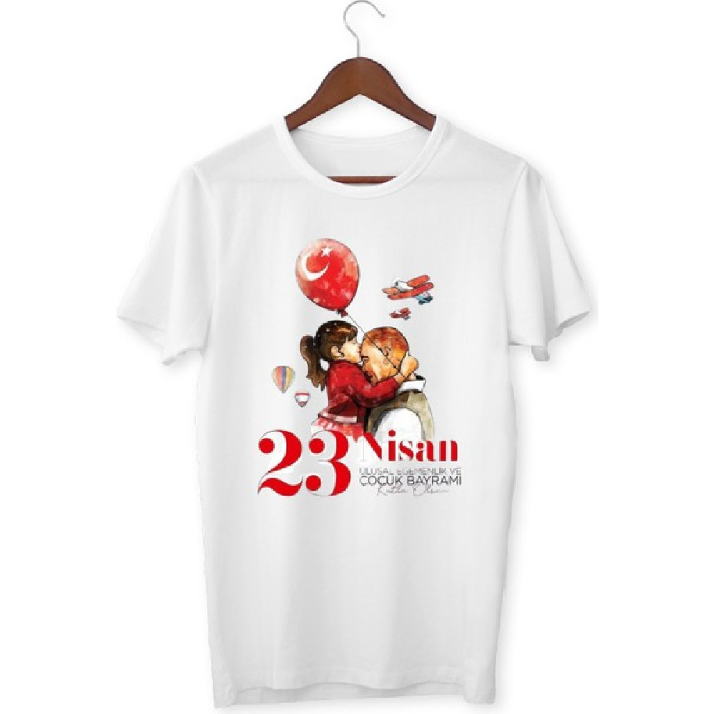 Yapo Ticaret 23 Nisan Çocuk Bayramı Tişört 23 Nisan T-Shirt Kız Çocuk T-shirt Fiyatı