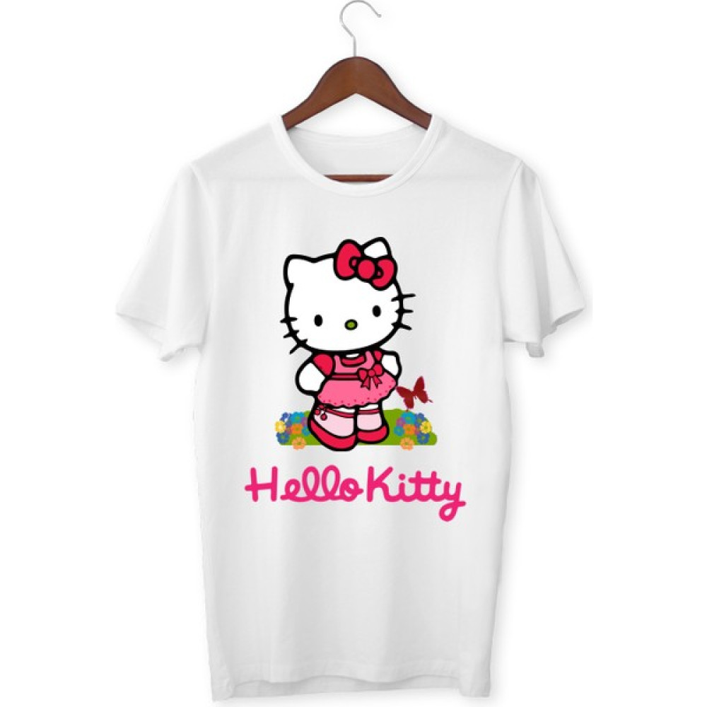 Yapo Ticaret Hello Kitty Baskılı Çocuk T-Shirt Bisiklet Yaka Tişört Kız Çocuk T-shirt Fiyatı