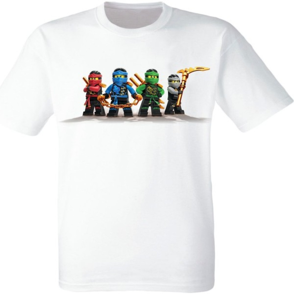 Yapo Ticaret Ninjago Baskılı Beyaz Tişört Erkek Çocuk T-shirt Fiyatı