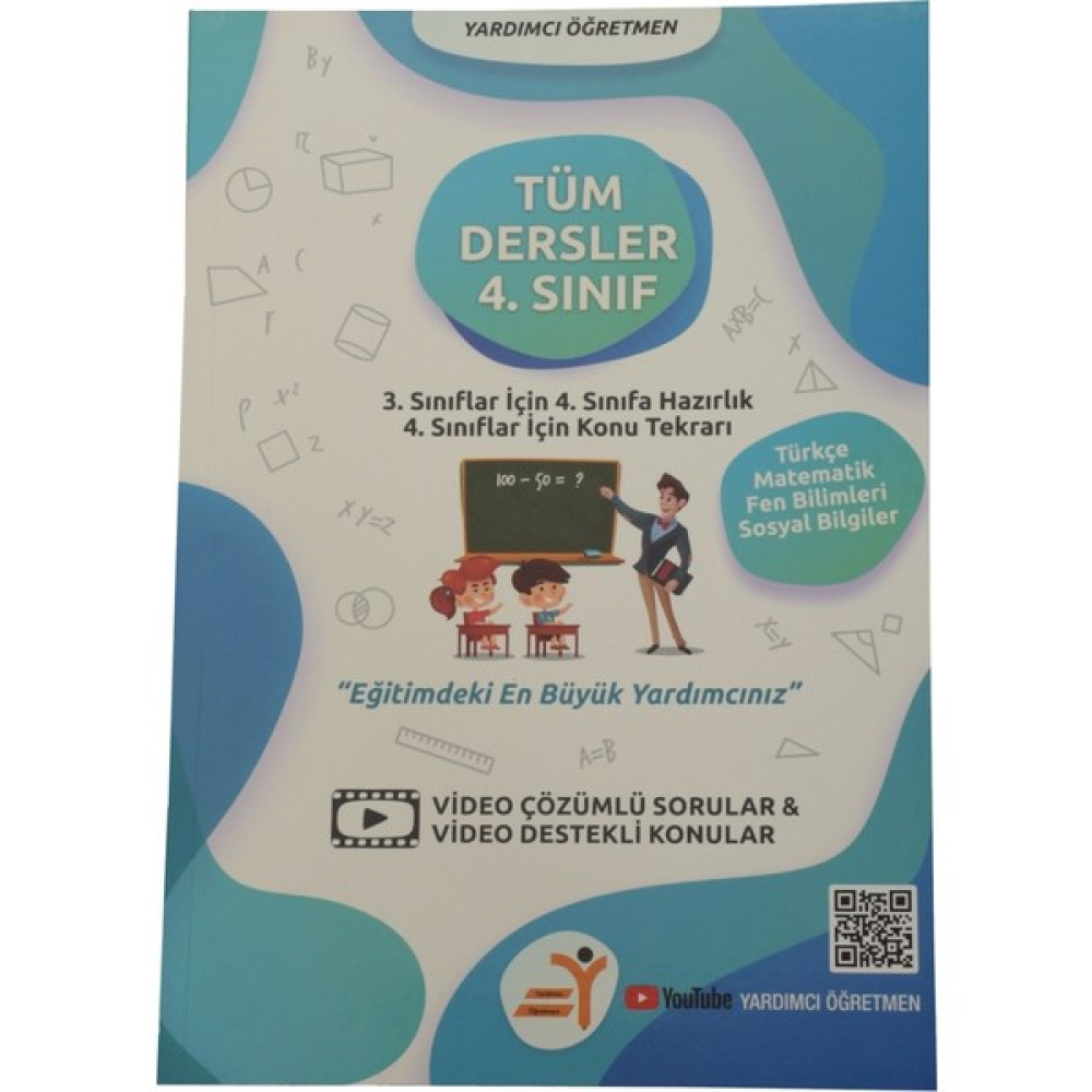 Yardımcı Öğretmen 4. Sınıf Tüm Dersler Soru Bankası Test Kitabı Tüm Dersler Fiyatı