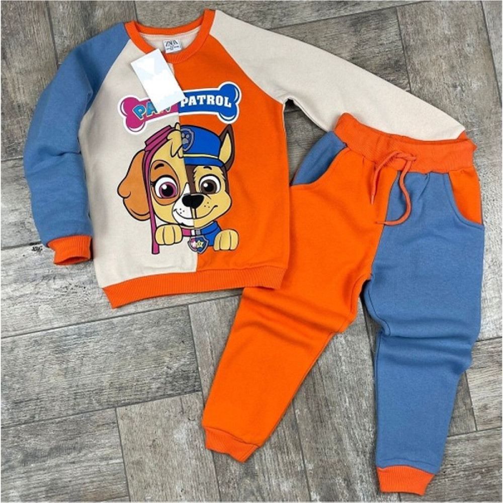 Yaren Kids Çocuk Disney Paw Petrol Pamuklu Uzun Kollu Sweathirt Eşofman Alt-Üst Takım Kız Çocuk Elbise Fiyatı