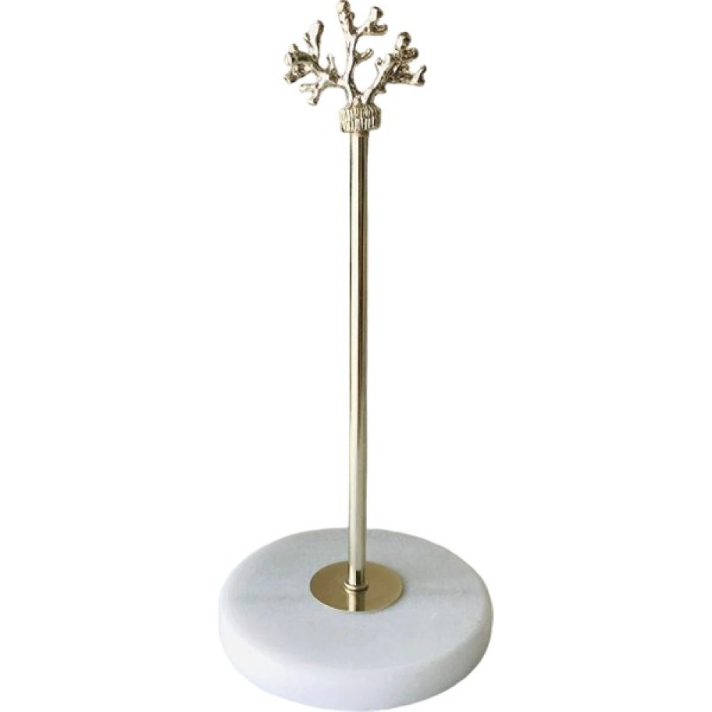 Yaren Style Dekoratifli Doğal Mermer Metal Mercan Rulo Havluluk & Peçetelik / Çeyizlik, Hediyelik Ev Eşyası - Renkli - 10 x 14 cm Masa Örtüsü Fiyatı