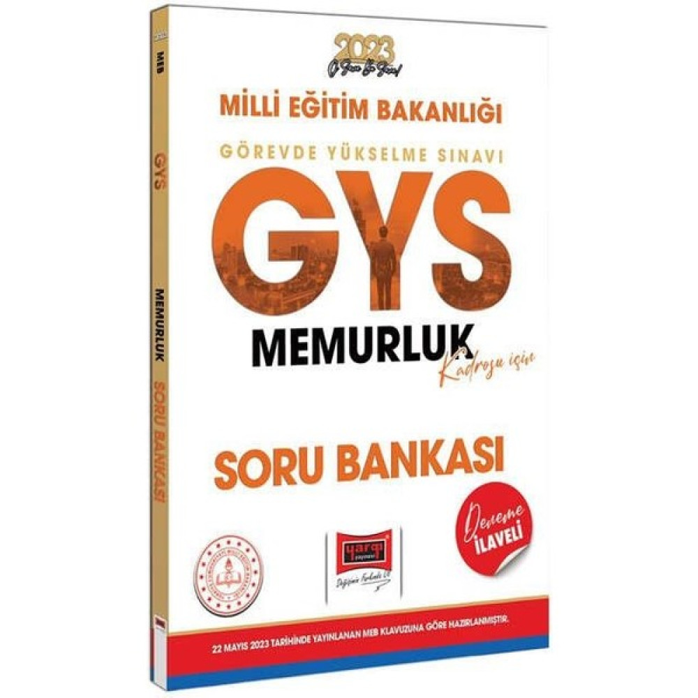 Yargı 2023 Meb GYS Memurluk Kadrosu Için Deneme Ilaveli Soru Bankası Yargı Yayınları Kaynak Kitapları Fiyatı