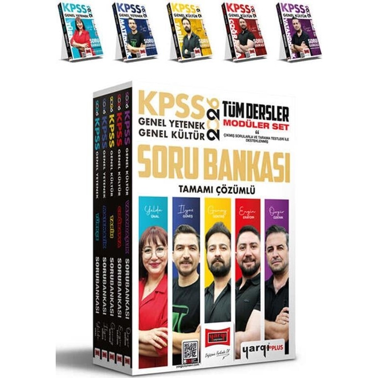 Yargı 2026 Kpss Gy-Gk Tüm Dersler Tamamı Çözümlü Modüler Soru Bankası Seti - 2025 Diğer Fiyatı