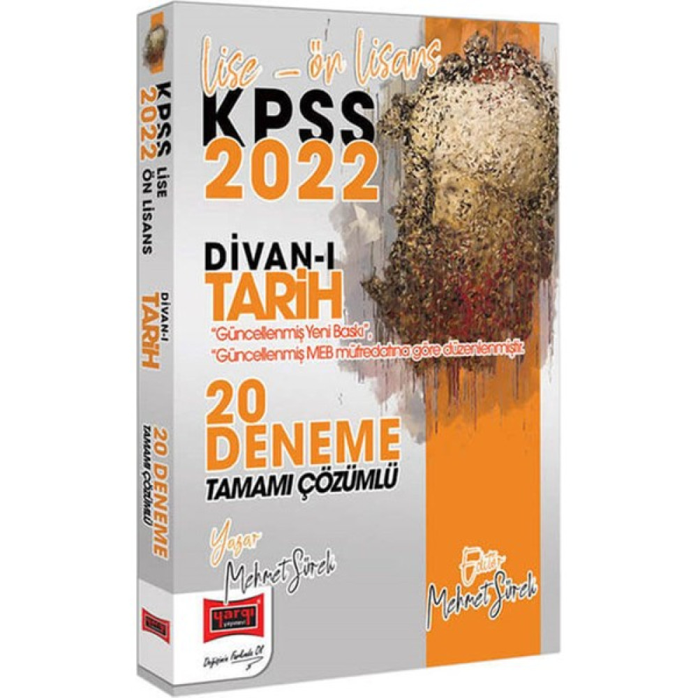 Yargı Yayınevi 2022 KPSS Lise Ön Lisans Divanı Tarih Tamamı Çözümlü 20 Deneme KPSS Fiyatı