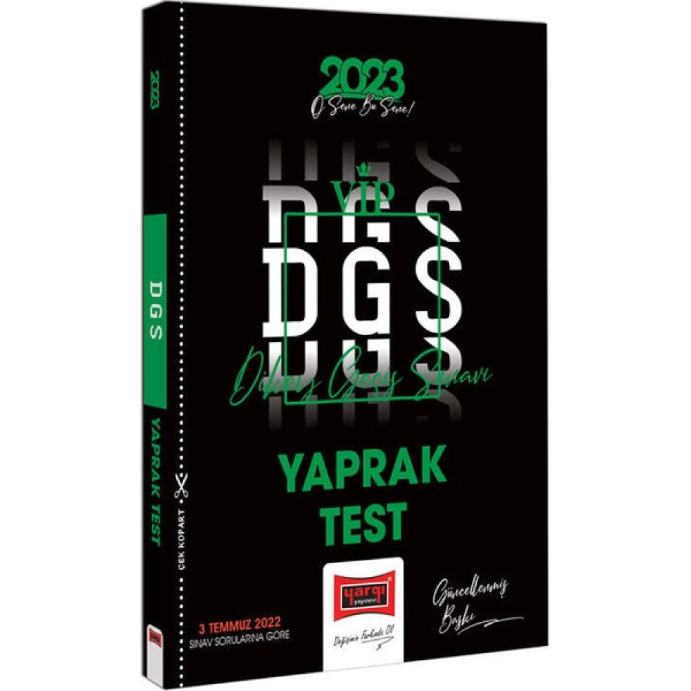Yargı Yayınevi 2023 DGS Yaprak Test DGS Fiyatı