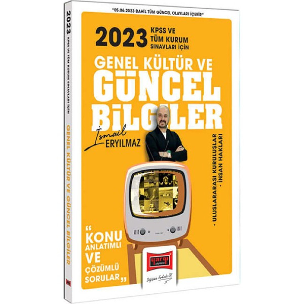 Yargı Yayınevi 2023 KPSS Ve Kurum Sınavları Için Genel Kültür Güncel Bilgiler Konu Anlatımlı Ve Çözümlü Sorular KPSS Fiyatı
