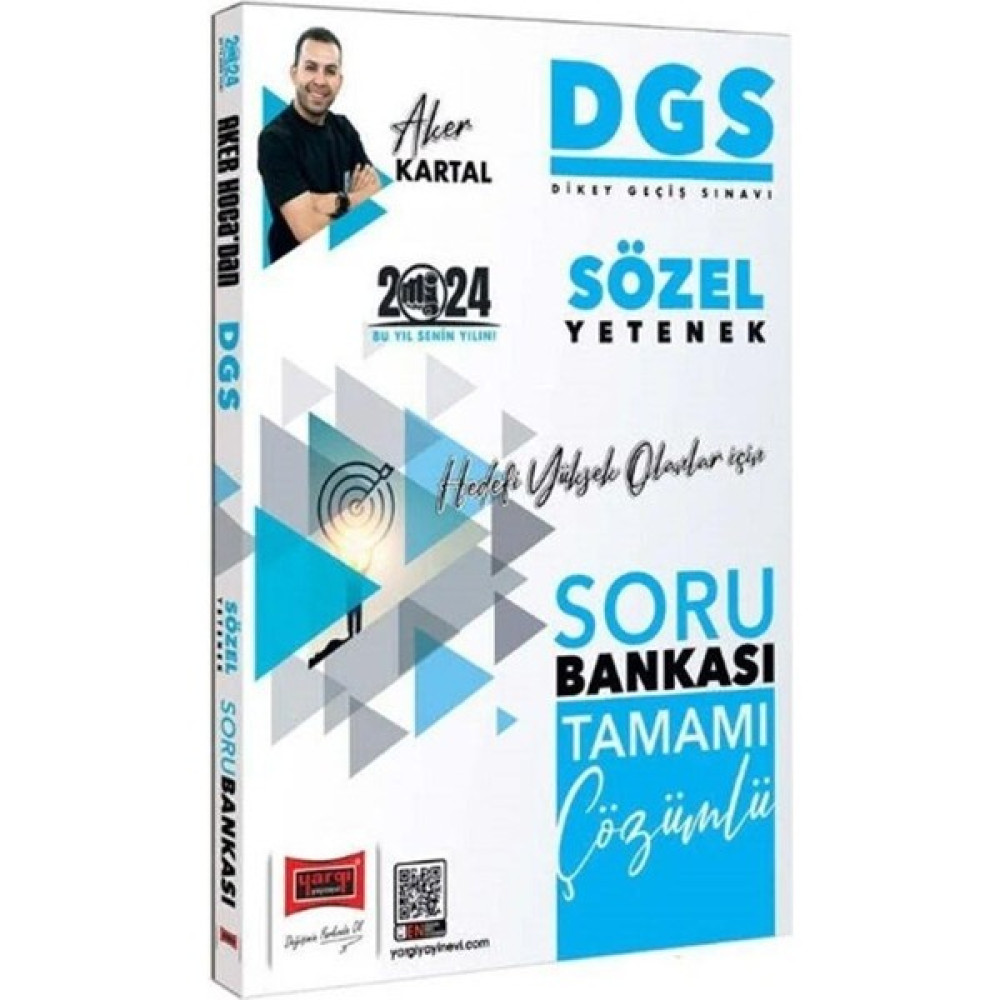 Yargı Yayınevi 2024 DGS Sözel Yetenek Soru Bankası DGS Fiyatı