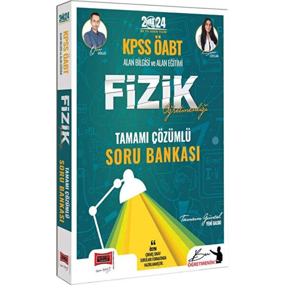 Yargı Yayınevi 2024 KPSS ÖABT Fizik Öğretmenliği Tamamı Çözümlü Soru Bankası KPSS Fiyatı