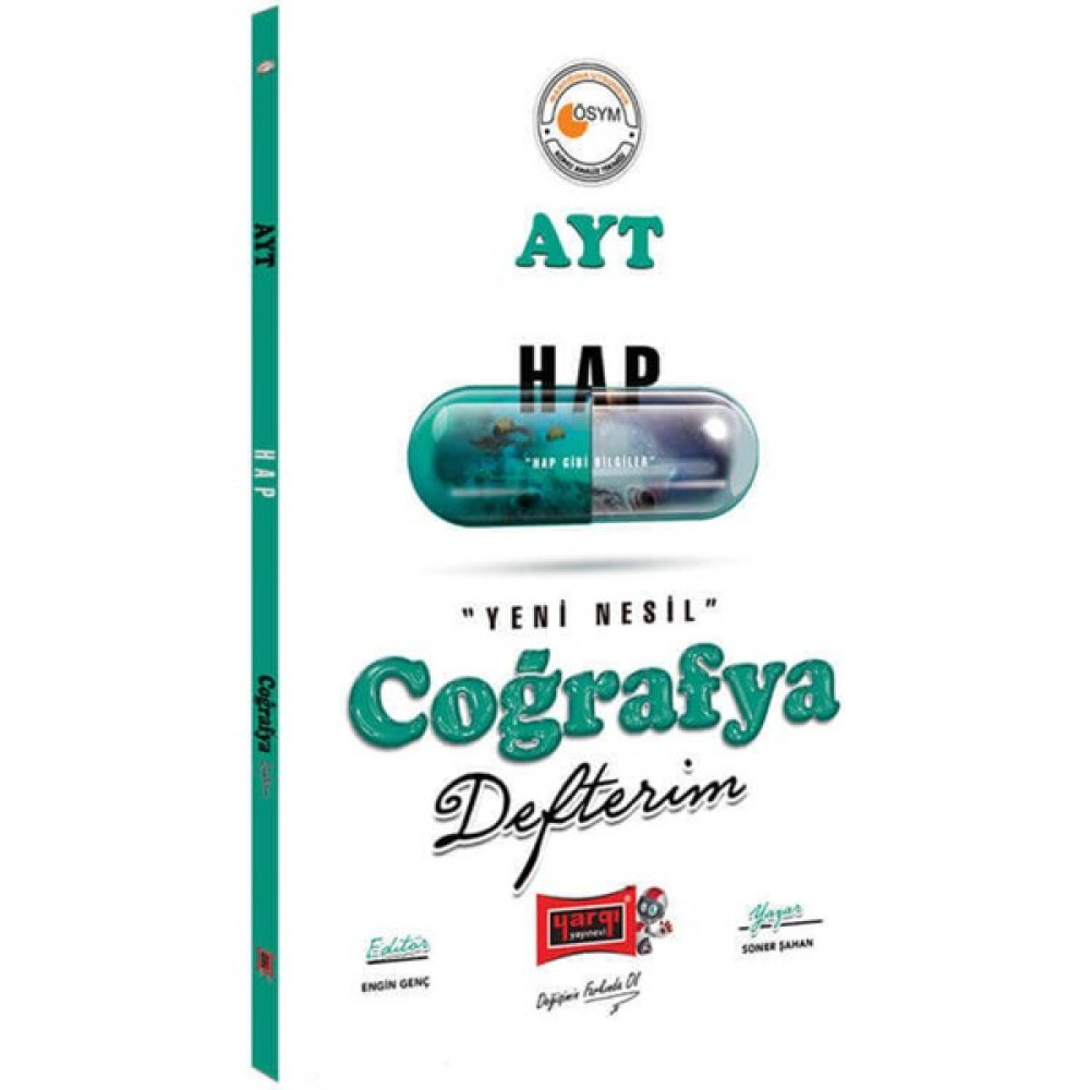 Yargı Yayınevi Hap AYT Coğrafya Defterim Temel Yeterlilik Testi (TYT) Fiyatı