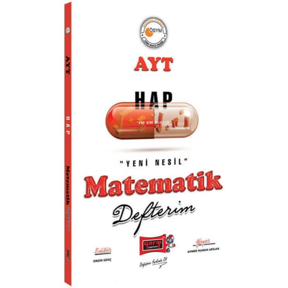 Yargı Yayınevi Hap AYT Matematik Defterim Temel Yeterlilik Testi (TYT) Fiyatı