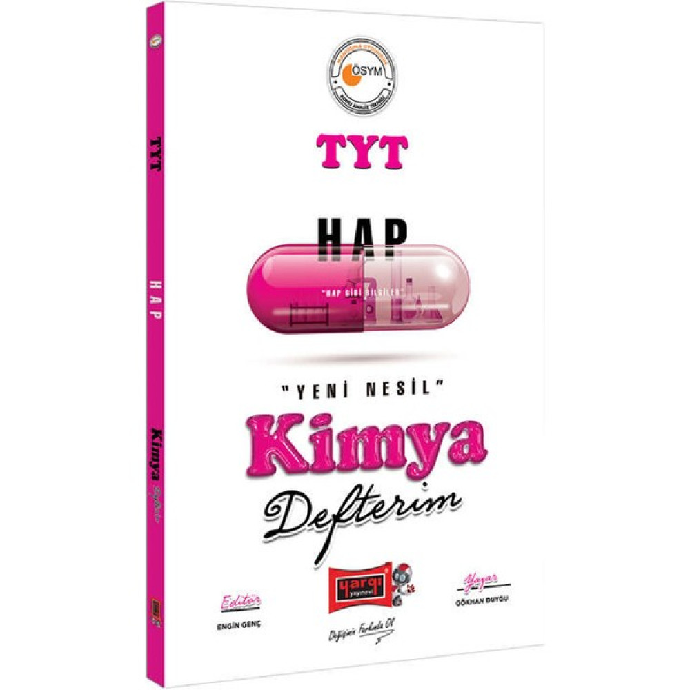 Yargı Yayınevi Hap TYT Kimya Defterim Temel Yeterlilik Testi (TYT) Fiyatı
