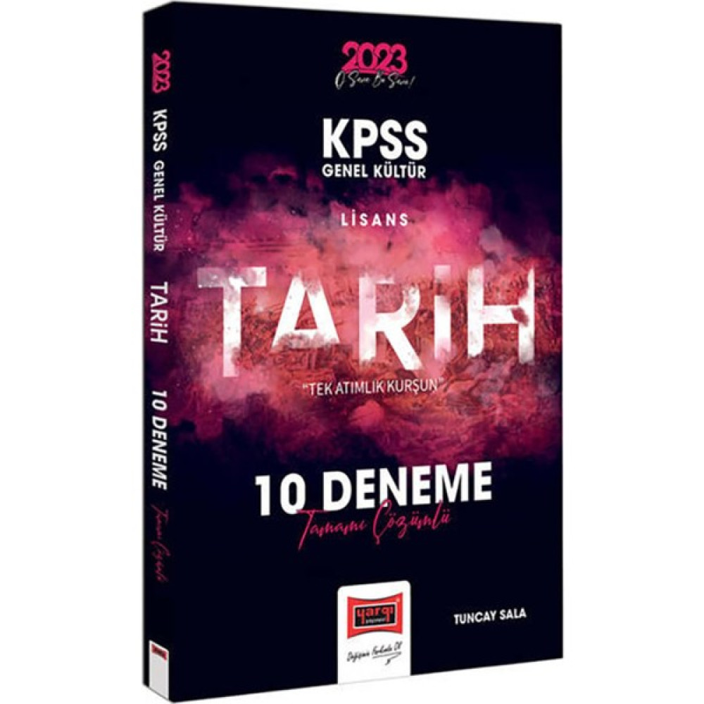 Yargı Yayınevi KPSS 2023 Genel Kültür Tarih Tamamı Çözümlü 10 Deneme KPSS Fiyatı