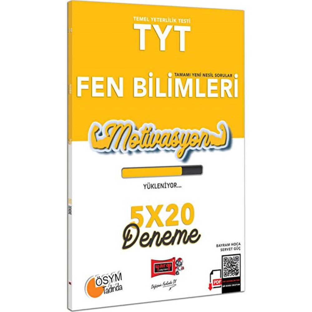 Yargı Yayınevi Motivasyon TYT Fen Bilimleri 5X20 Deneme Temel Yeterlilik Testi (TYT) Fiyatı